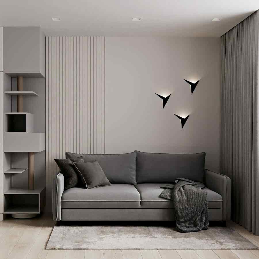 Дизайн интерьера Алматы Дизайн квартиры в ЖК "Янтарная долина"