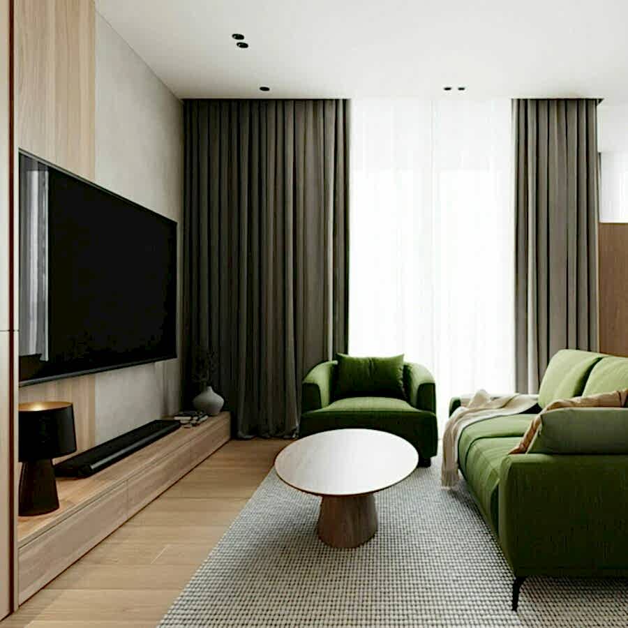 Дизайн интерьера квартиры в ЖК "Северное сияние" Дизайн интерьера квартиры в ЖК "Северное сияние"